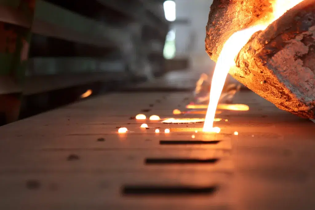 Sand casting mold